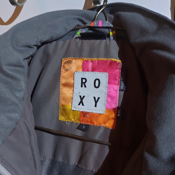 Roxy Striped Kids Puffer Jacket - Multicolor - Picture 3 of 3